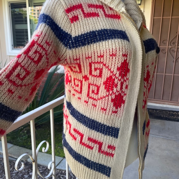 Vintage 60s/70s Wool Knockabouts by Pendleton Westerly Big Lebowski Sweater - Picture 10 of 10